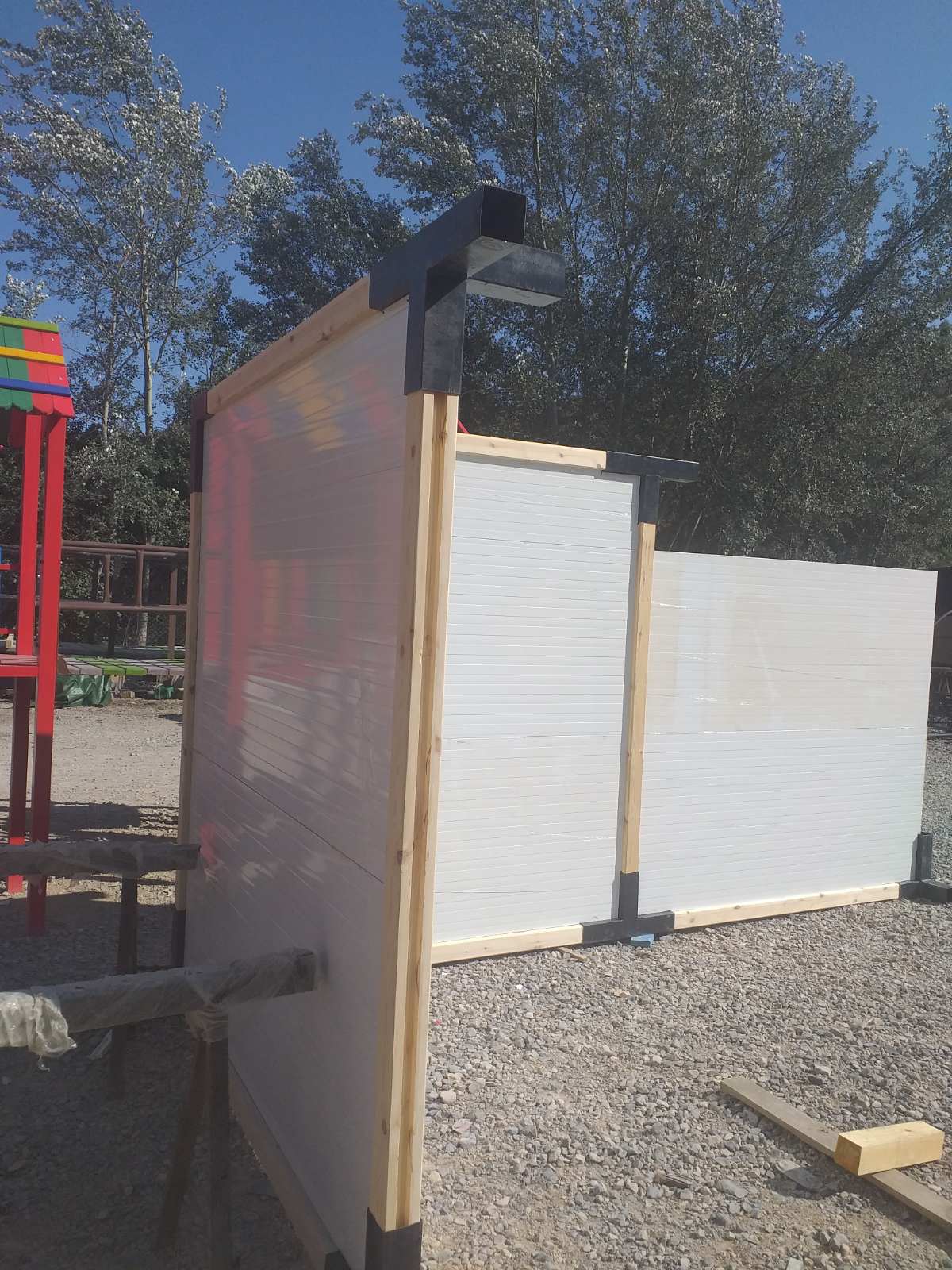 Réalisation d'un kiosque Plage Hotel LES SABLE D'OR ZERALDA