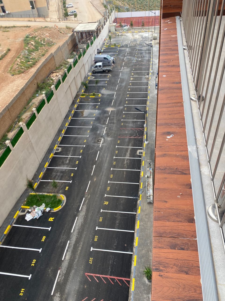 Aménagement d'un Parking au niveau du Projet Tlemcen