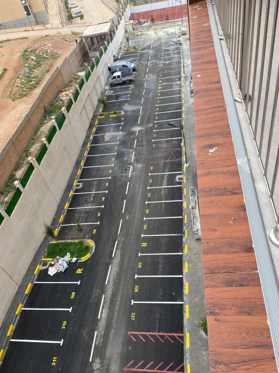 Aménagement d'un Parking au niveau du Projet Tlemcen