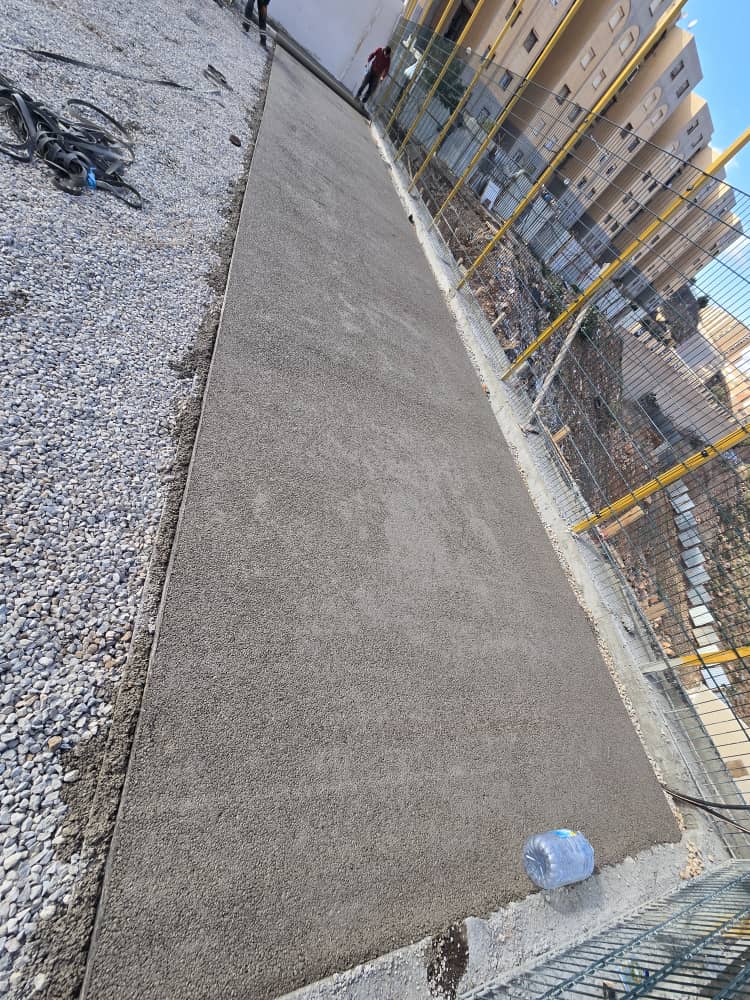 Réalisation d'un Terrain de BasketBall en Gomme EPDM