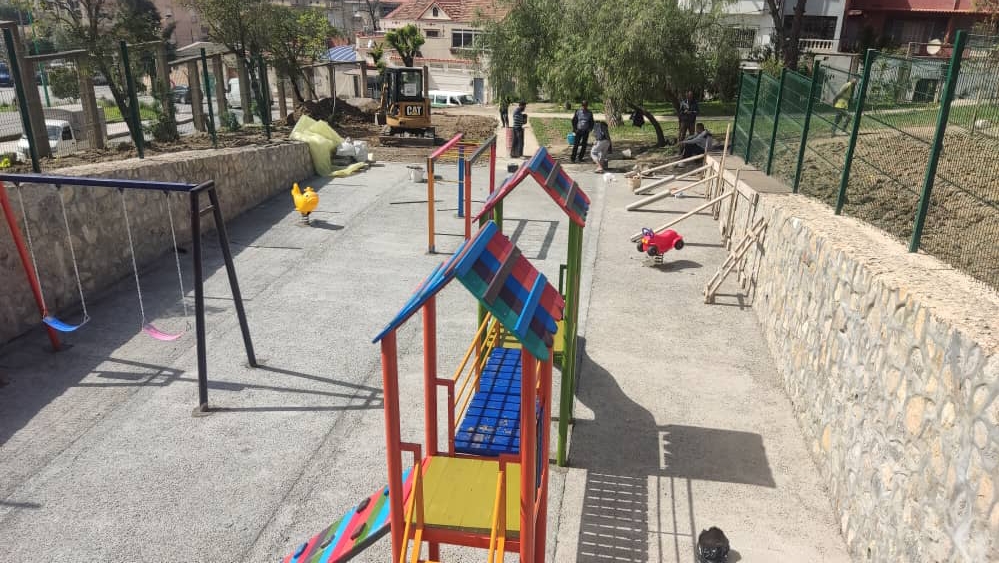 Espace de jeu pour enfants en acier au niveau de la wilaya de Tizi Ouzou