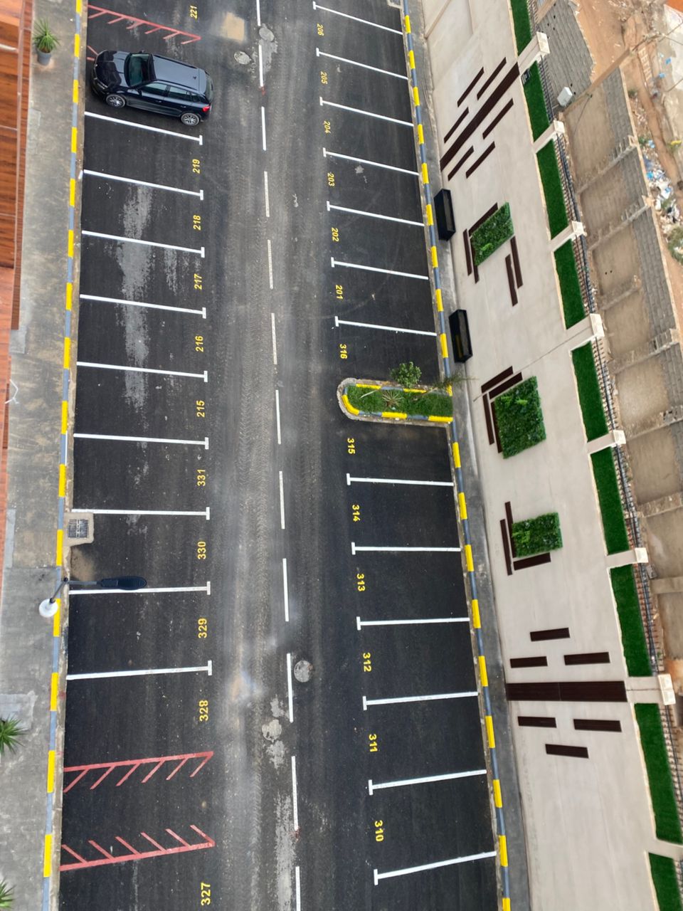 Aménagement d'un Parking au niveau du Projet Tlemcen