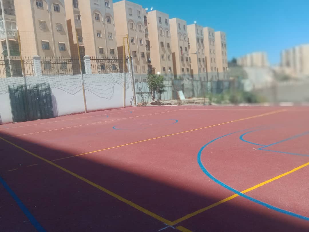 Réalisation d'un Terrain de BasketBall en Gomme EPDM