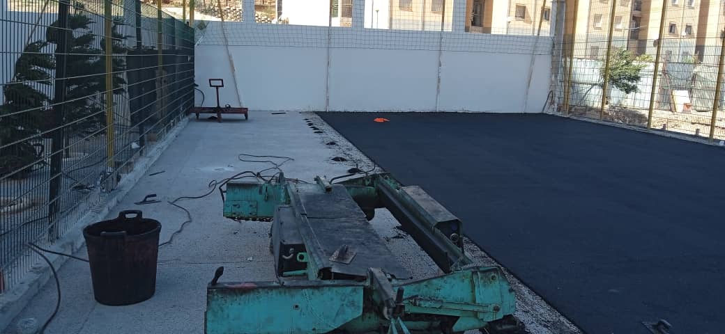 Réalisation d'un Terrain de BasketBall en Gomme EPDM