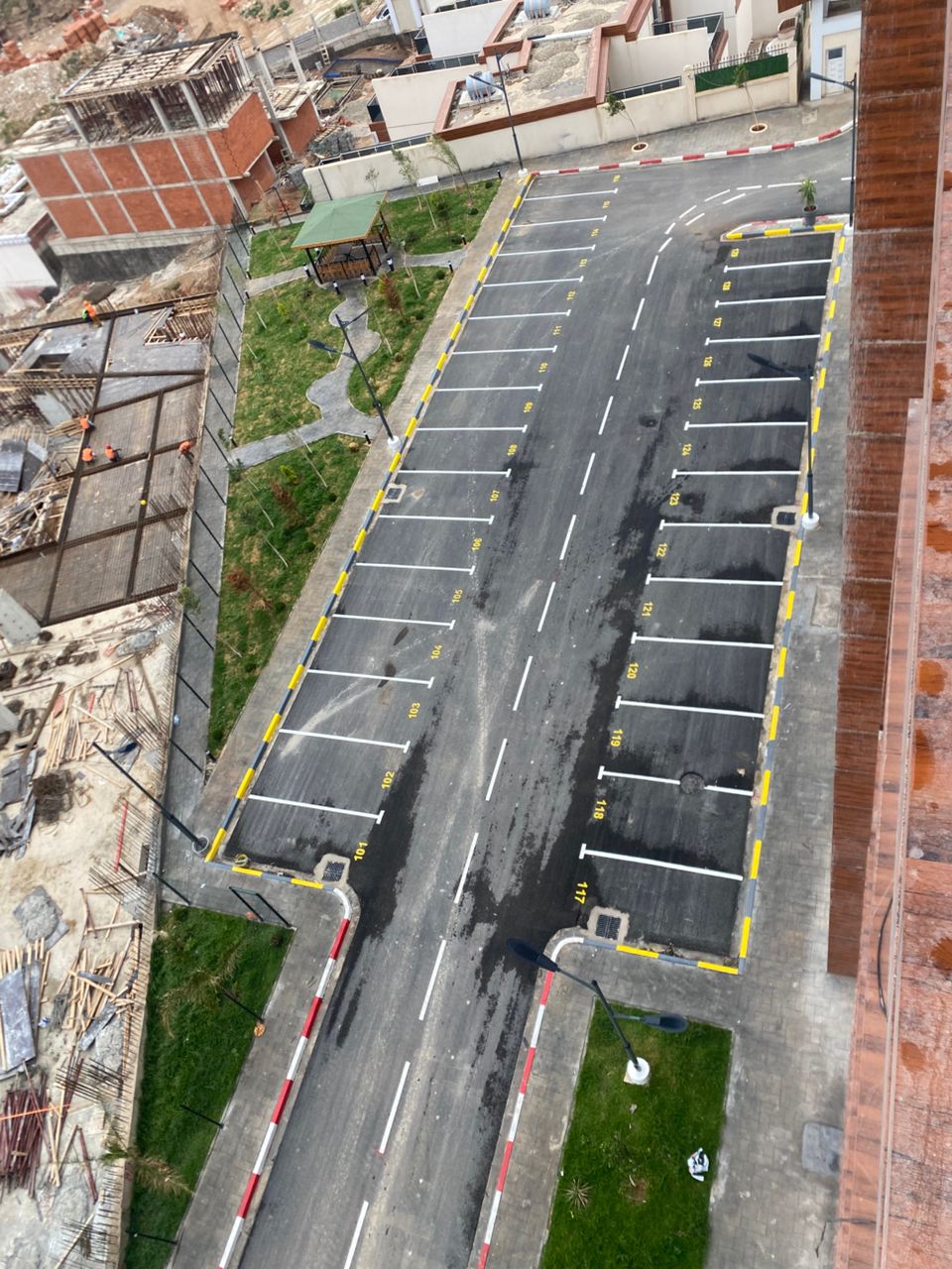 Aménagement d'un Parking au niveau du Projet Tlemcen